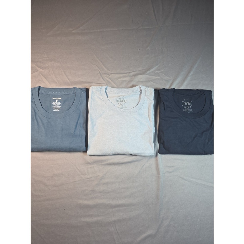 True Classic Crew Neck Blue Variety (3 pack) XXL 2X